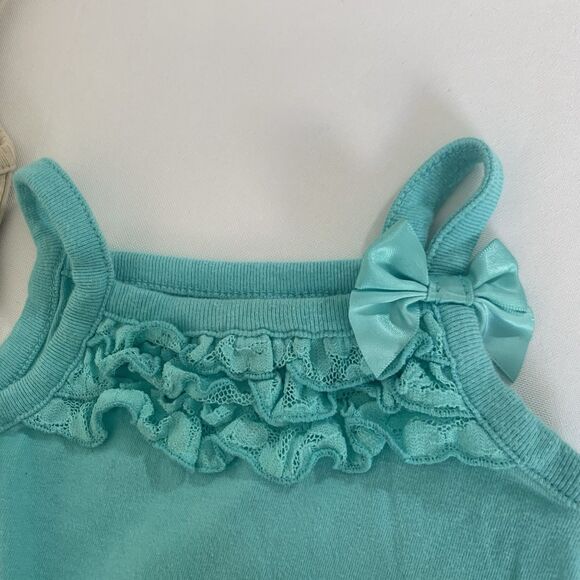 Bodysuits Bundle Baby Girl 0-3 Months Sleeveless Floral Ruffles Disney Snap Gift - Picture 3 of 11